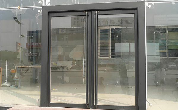 张掖玻璃地弹门