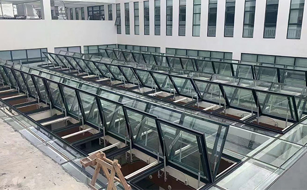 百安科技有限公司近期张掖排烟窗项目案例分享